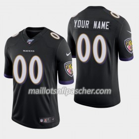 Maillot Baltimore Ravens Custom Nike Noir 100th - Homme